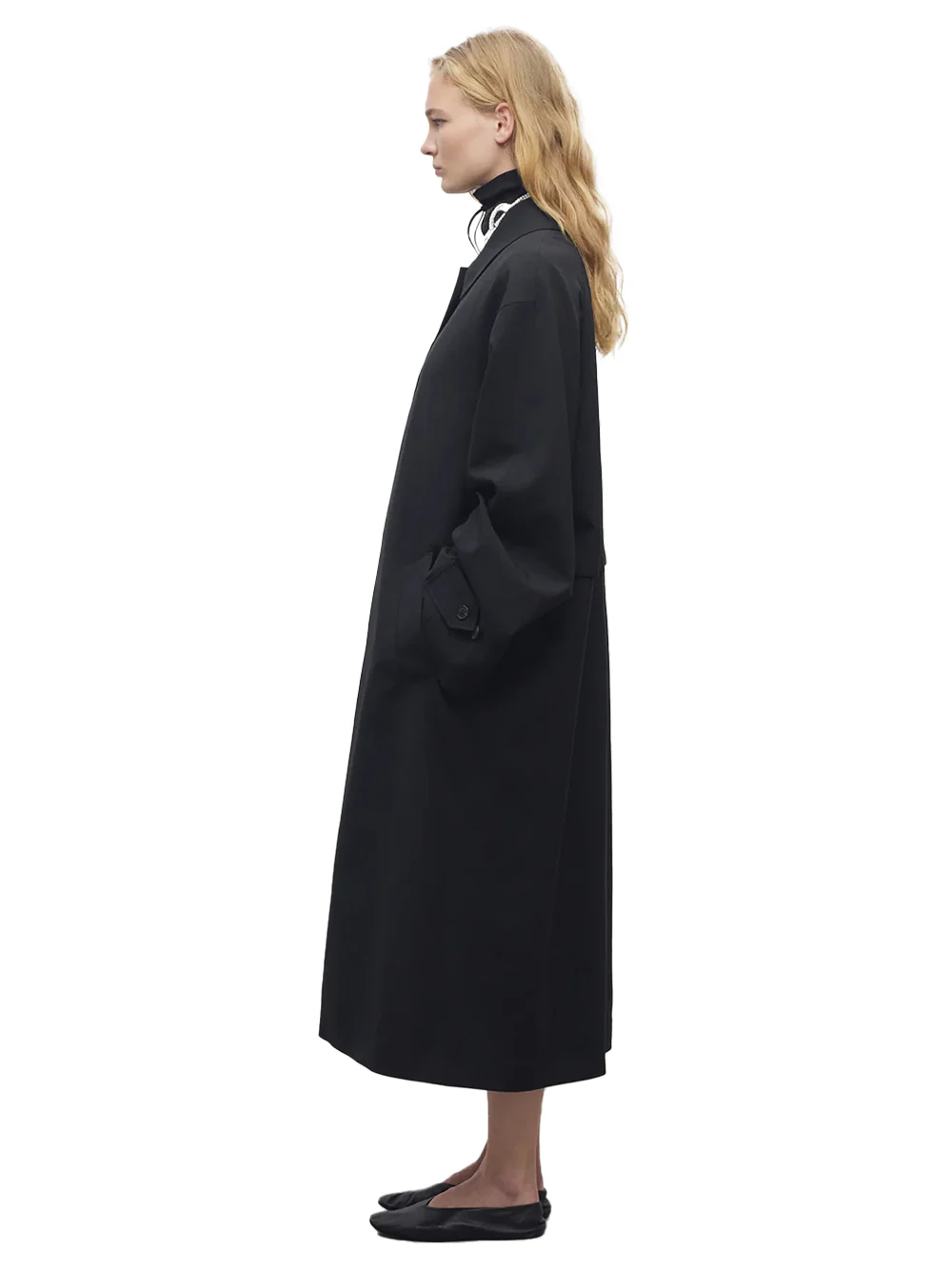 The Row rocco wool coat Black - Image 5