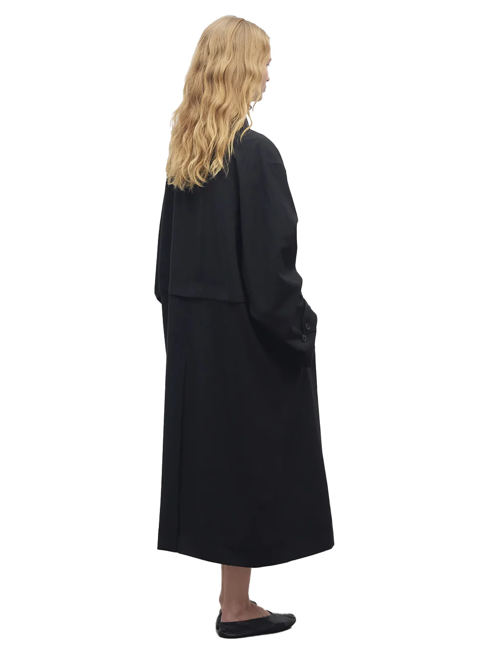 The Row rocco wool coat Black - Image 6