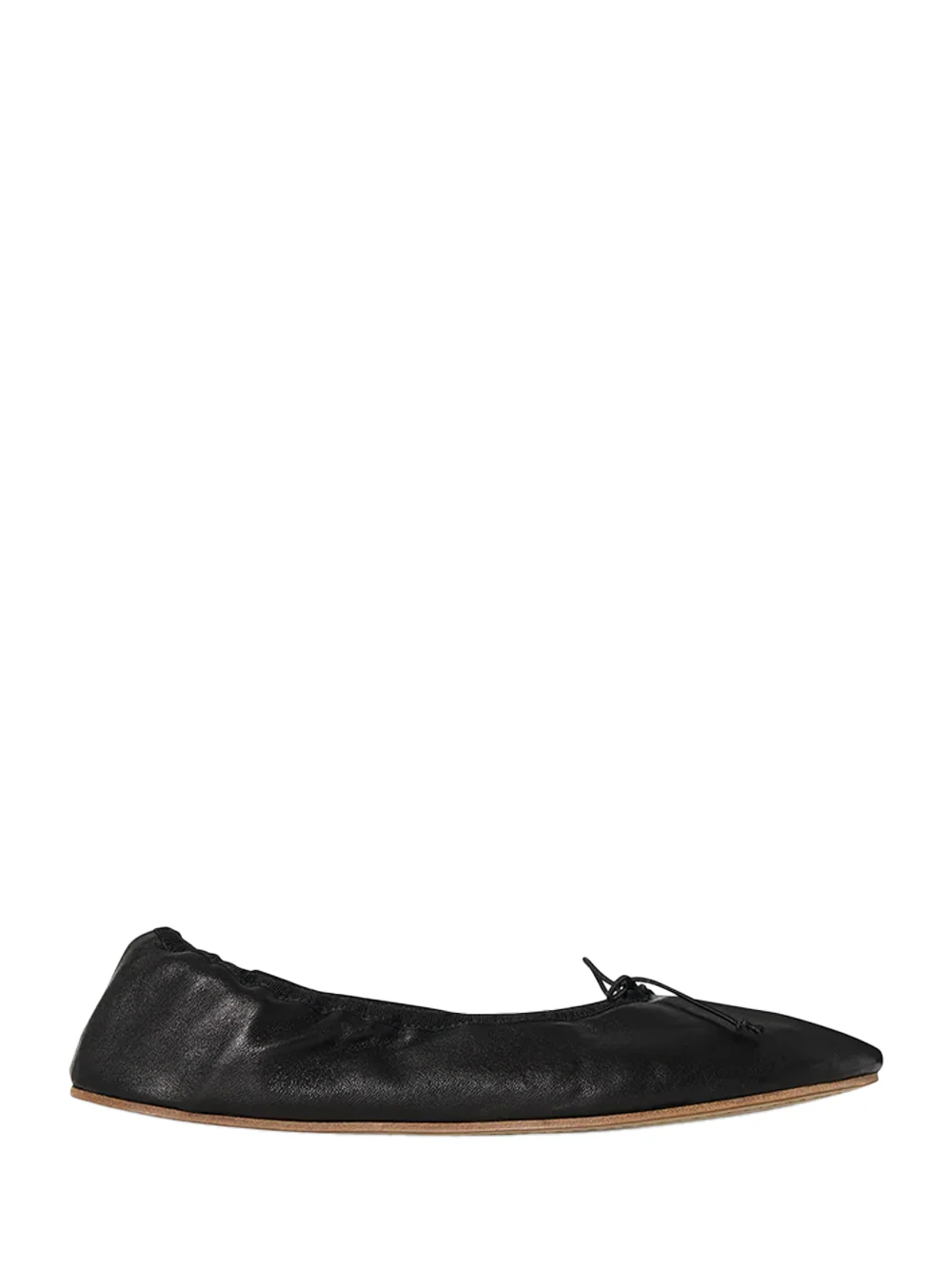 The Row Round Ballet Flat Black - Image 2