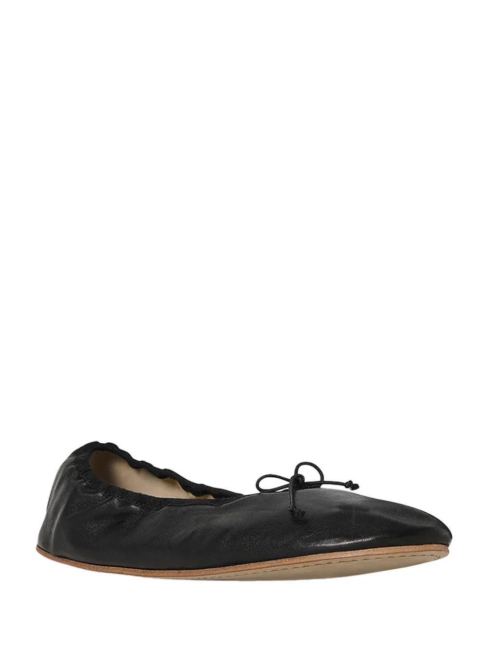 The Row Round Ballet Flat Black - Image 3