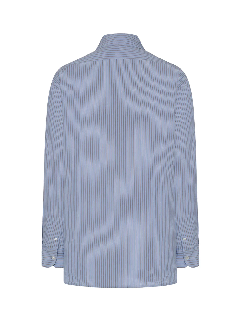 The Row Sisilia Shirt Light Lavander / Brown - Image 2