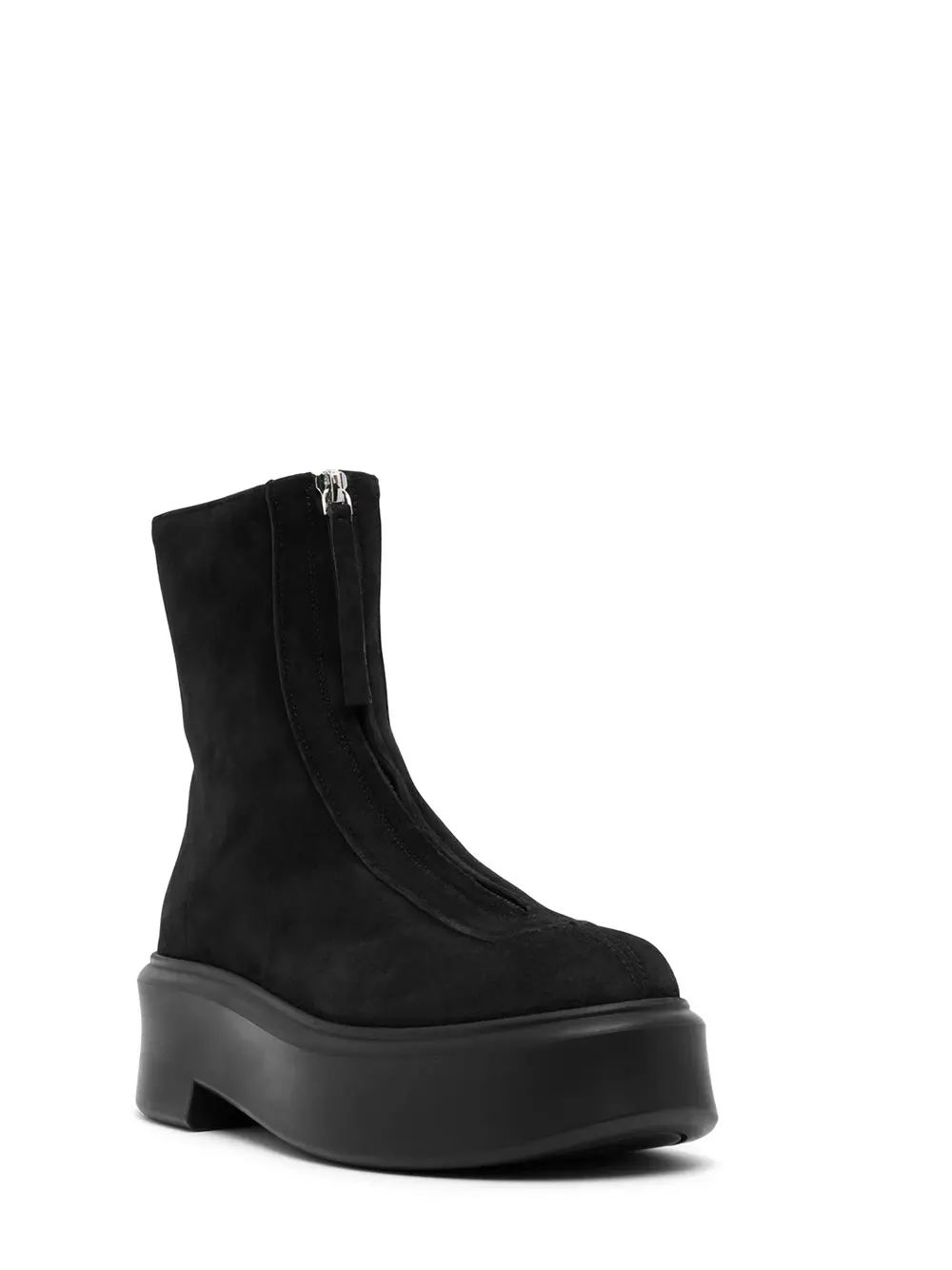The Row Zipped Boot Black - Image 3