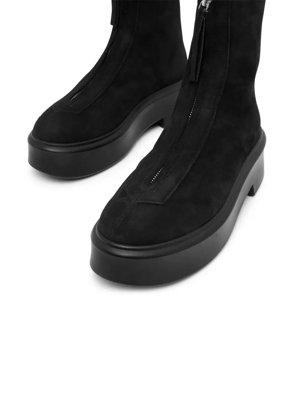 The Row Zipped Boot Black - Image 4
