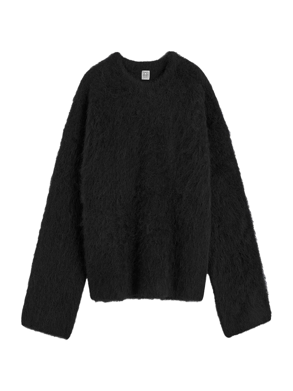 Toteme Boxy Alpaca Jumper Black - Image 2