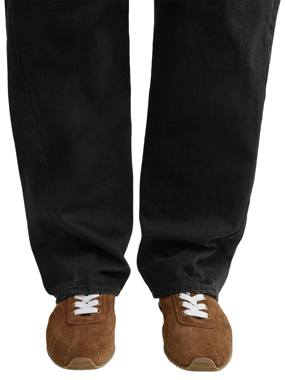 Toteme Flex Suede Sneakers Copper - Image 2