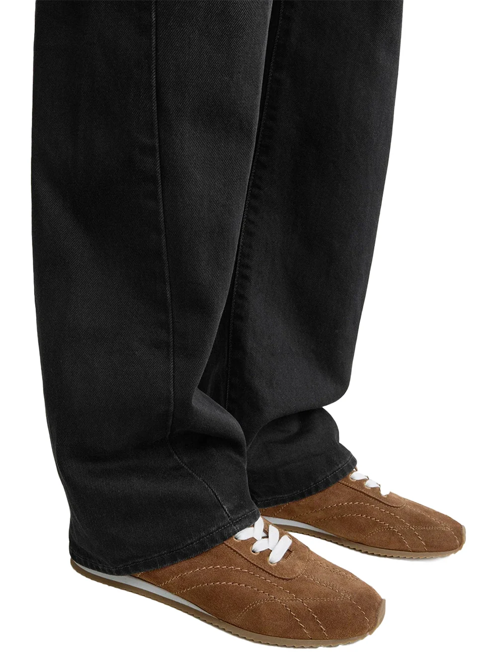 Toteme Flex Suede Sneakers Copper - Image 3