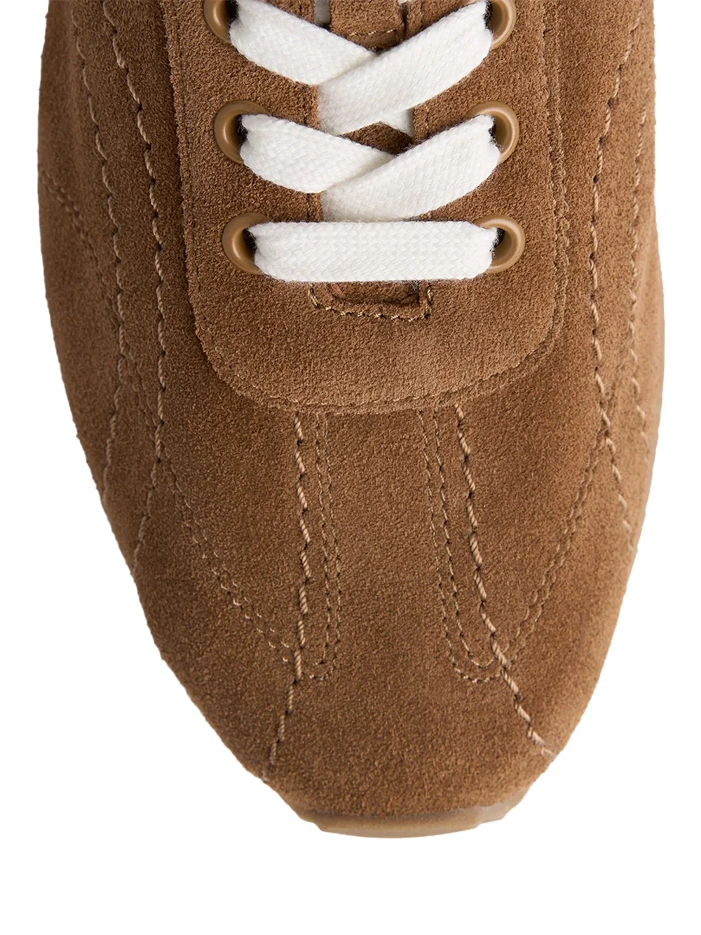 Toteme Flex Suede Sneakers Copper - Image 6