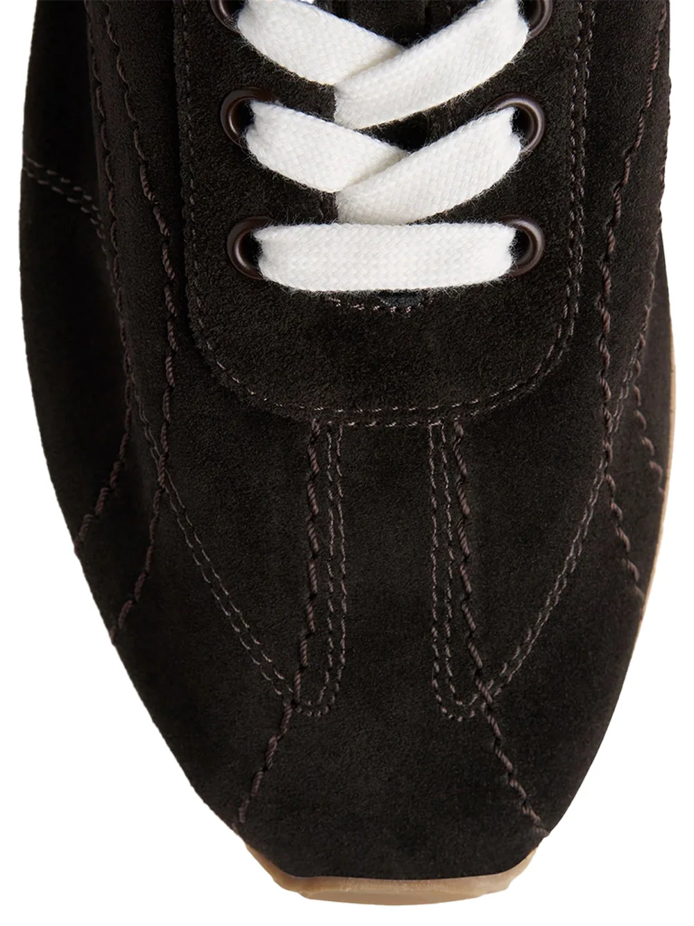 Toteme Flex Suede Sneakers Umber - Image 6