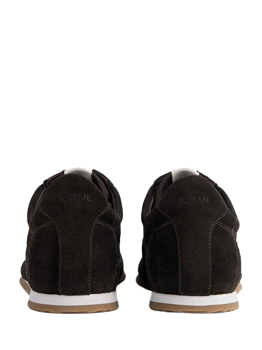 Toteme Flex Suede Sneakers Umber - Image 7