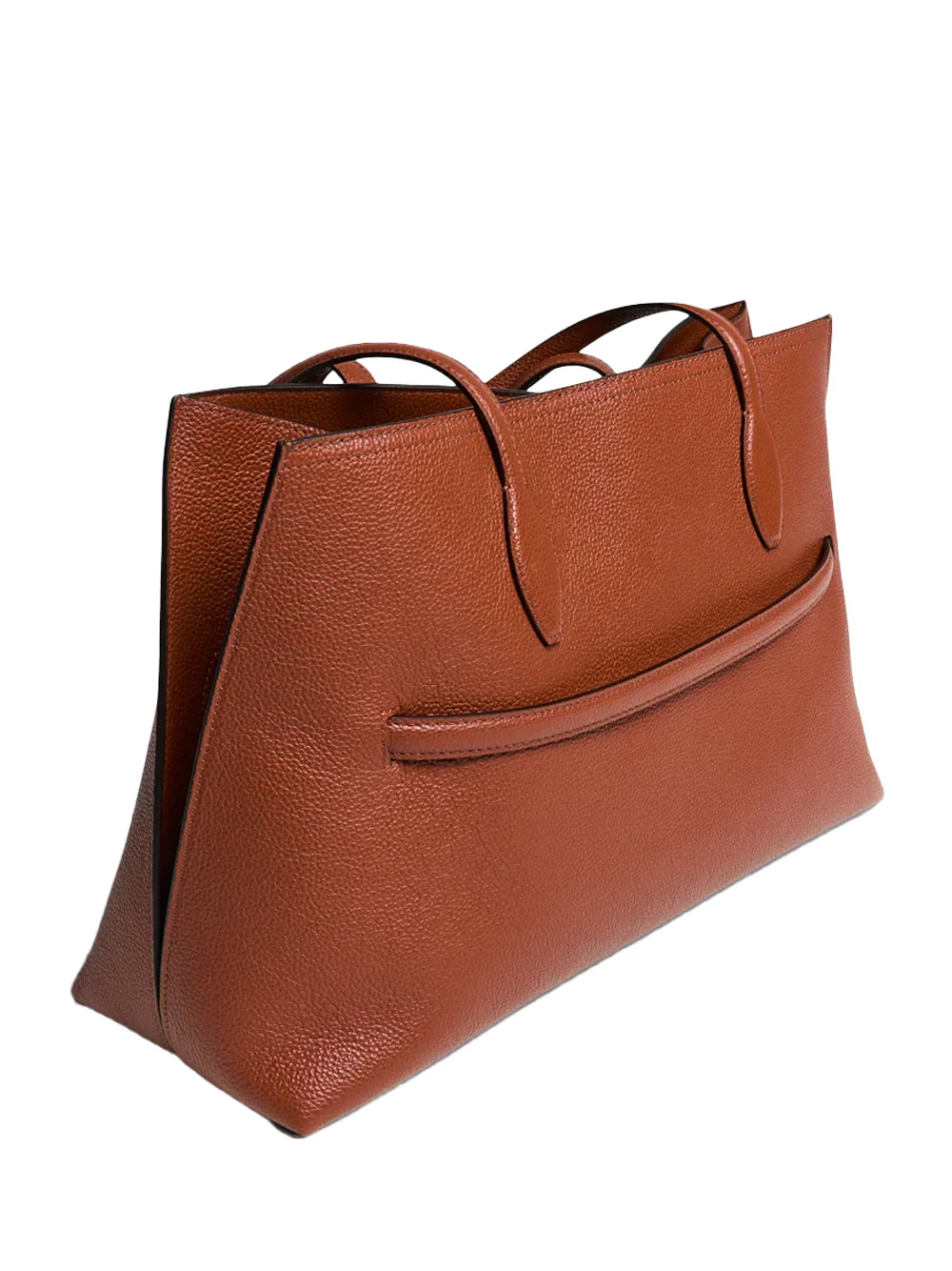 Toteme Leather Lounge Tote Sienna - Image 5