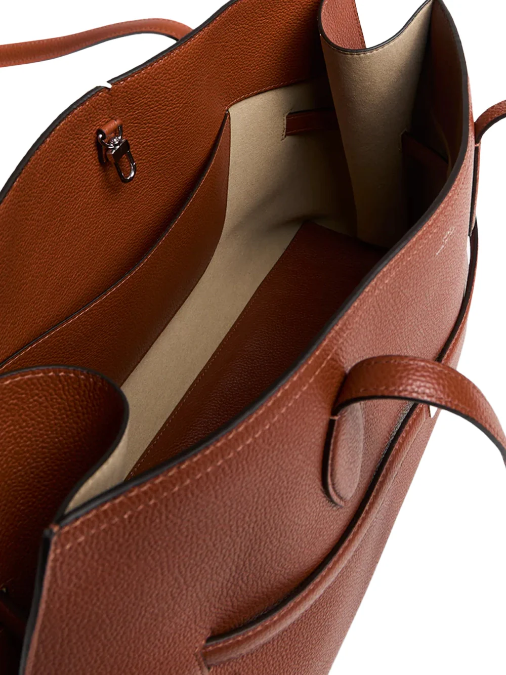 Toteme Leather Lounge Tote Sienna - Image 8
