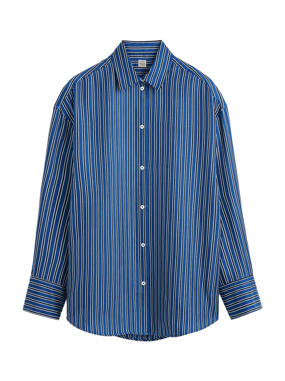 TOTEME Oversized Striped Shirt Blue/Navy