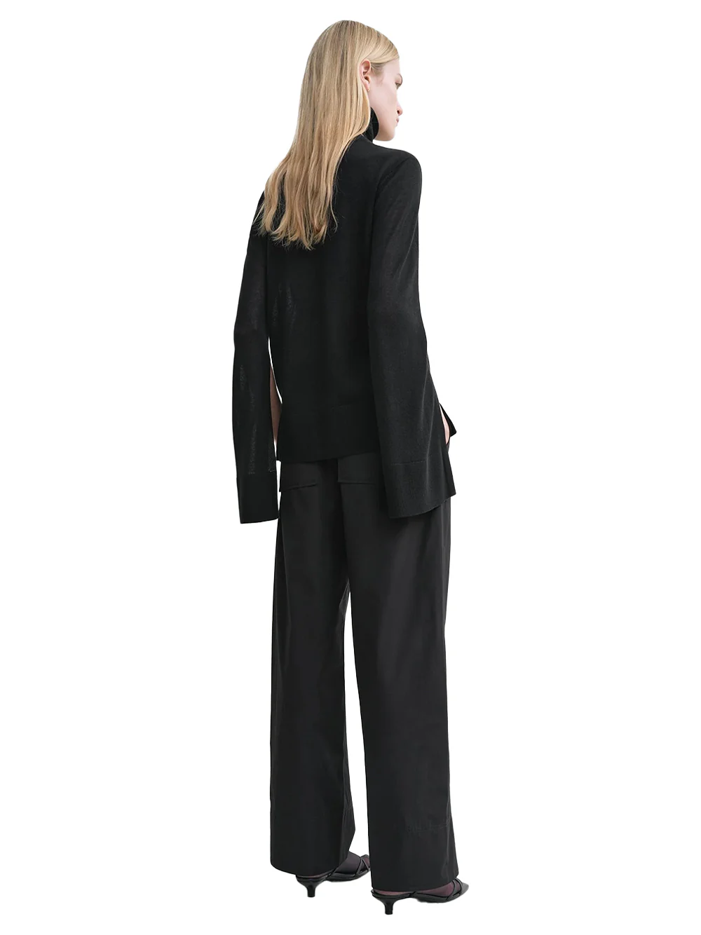 Toteme S. Sleeve Turtleneck Black - Image 5