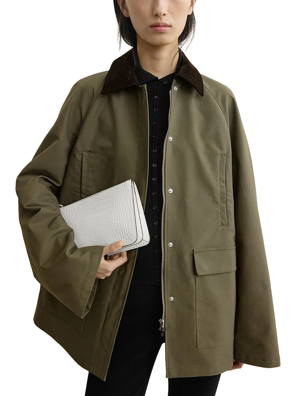 Toteme Summer Jacket Khaki - Image 3