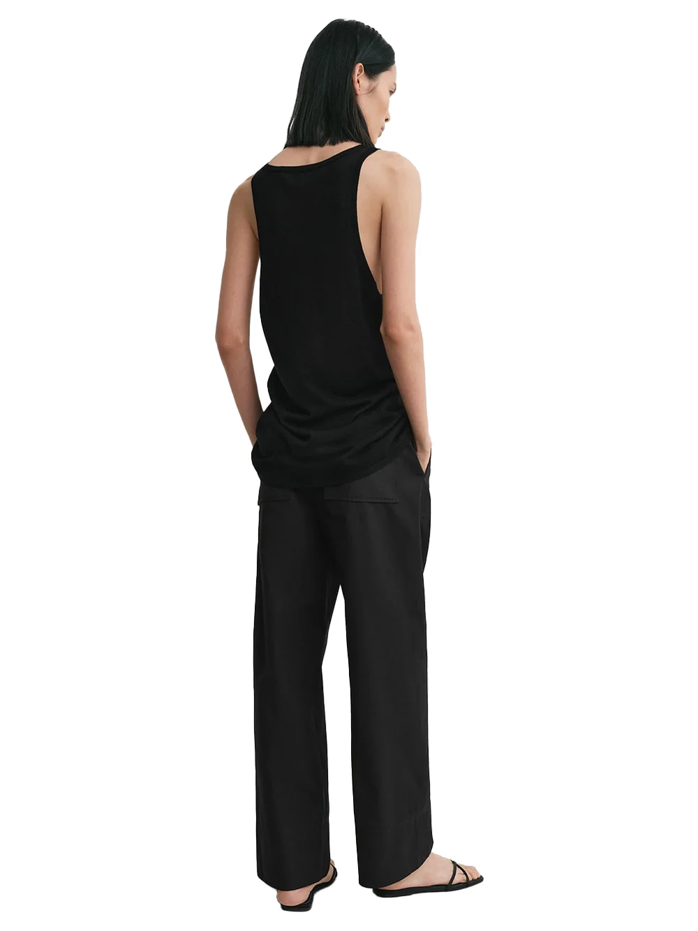Toteme Tank Top Black - Image 4