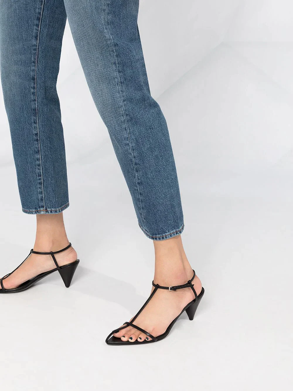 Toteme Twisted Seam Denim Jeans - Image 4