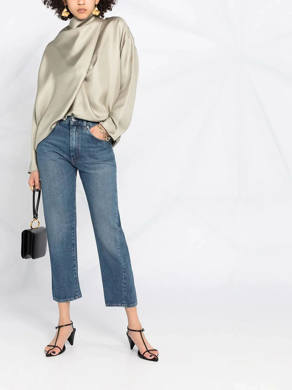 Toteme Twisted Seam Denim Jeans - Image 5