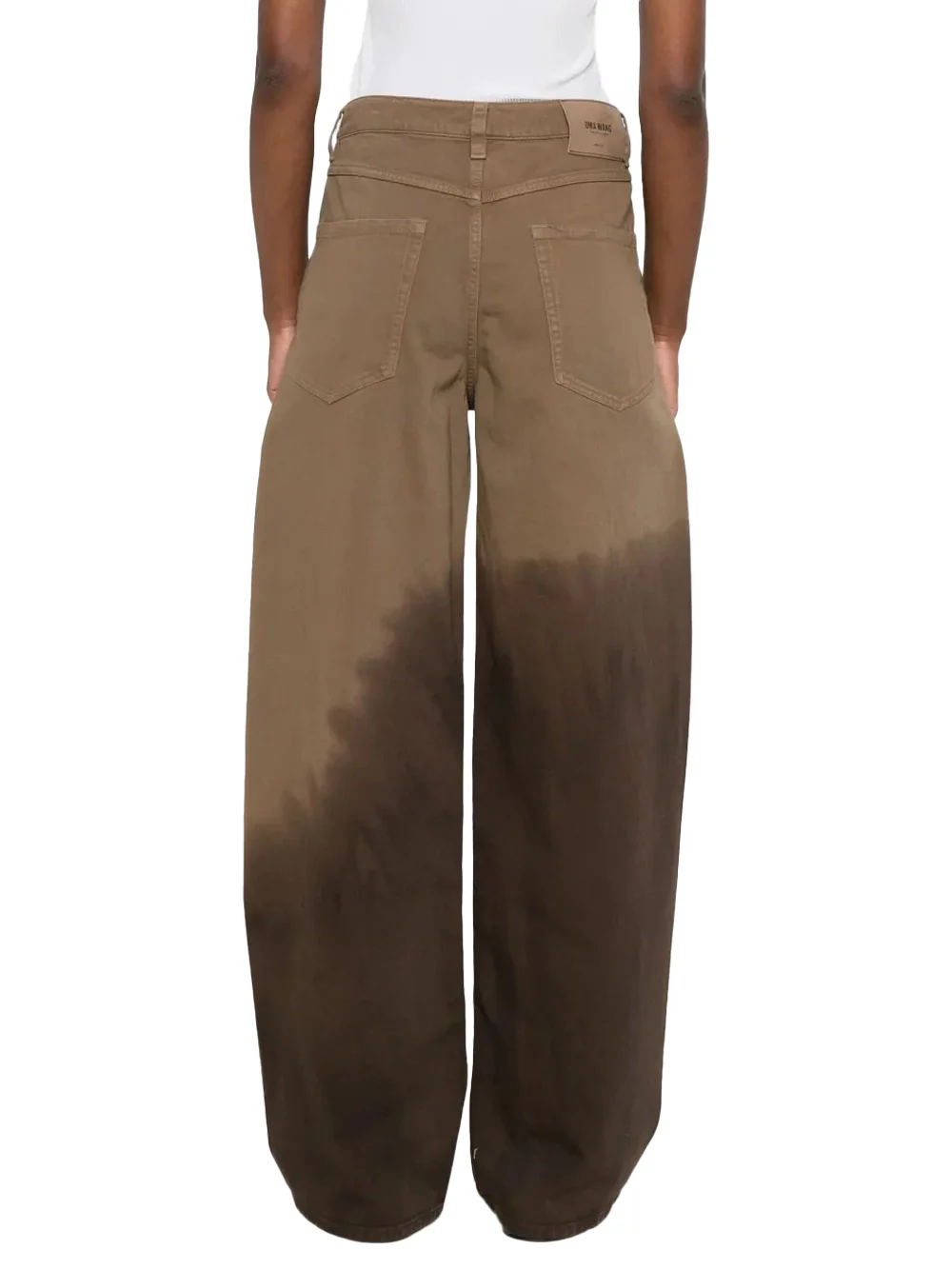 Uma Wang Ball Pants Olive / Brown - Image 3