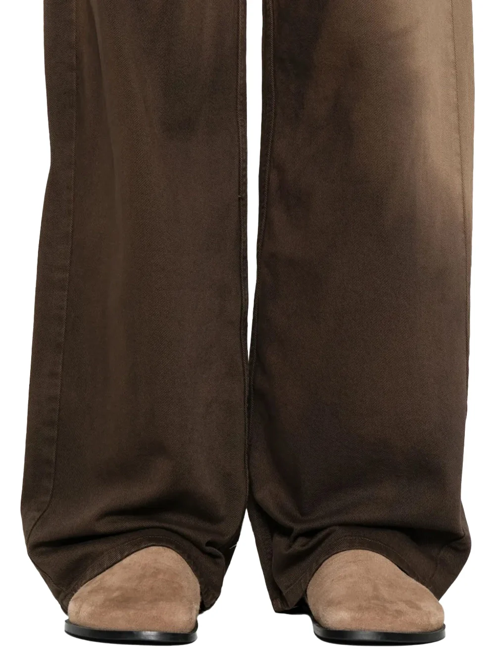 Uma Wang Ball Pants Olive / Brown - Image 4