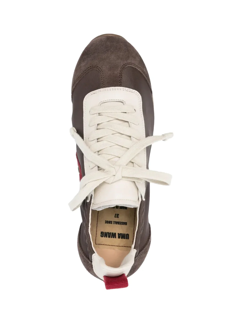 Uma Wang Baseball Sneakers Brown - Image 3
