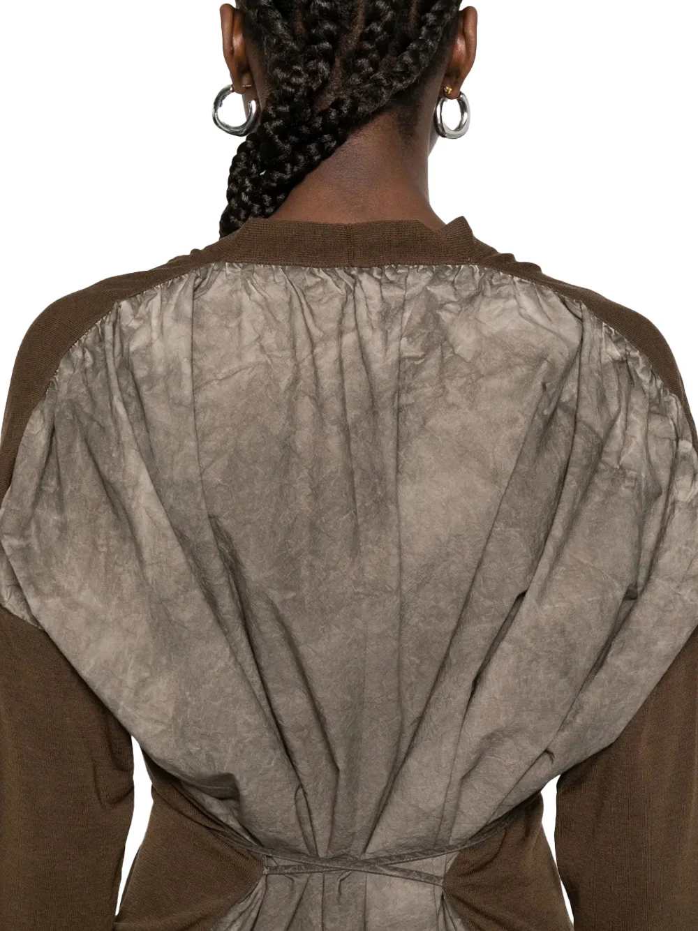 Uma Wang Front-Pocket Cardigan Brown - Image 5