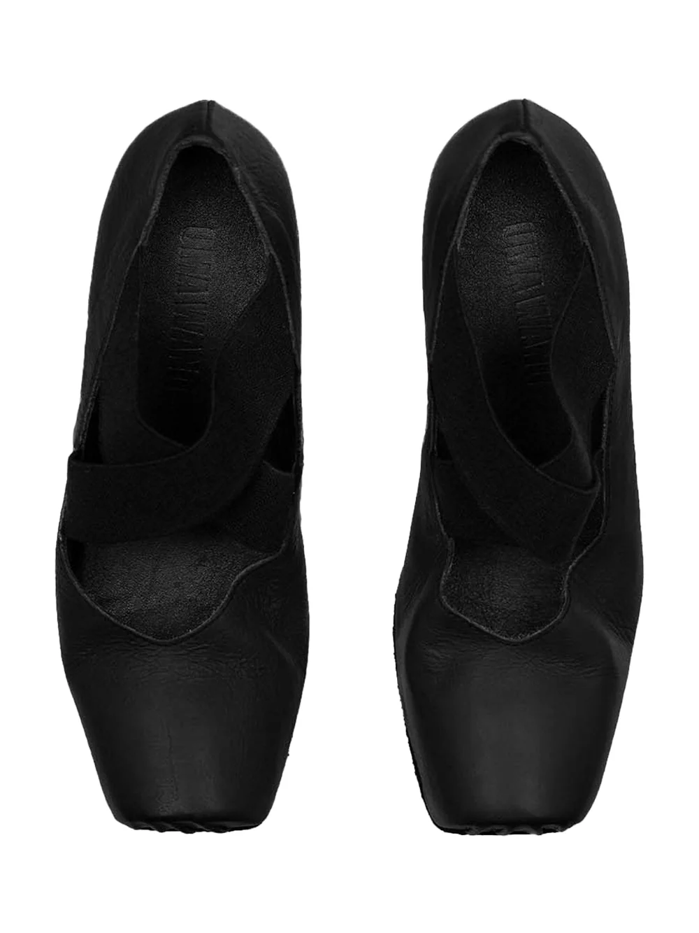 Uma Wang high ballet shoes Black / Black - Image 5