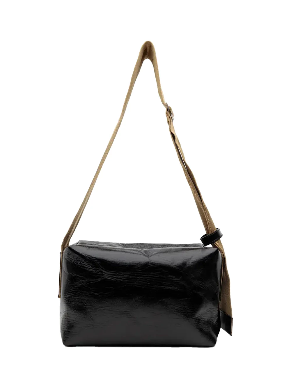 Uma Wang Medium Shoulder Bag Black / Mustard - Image 2