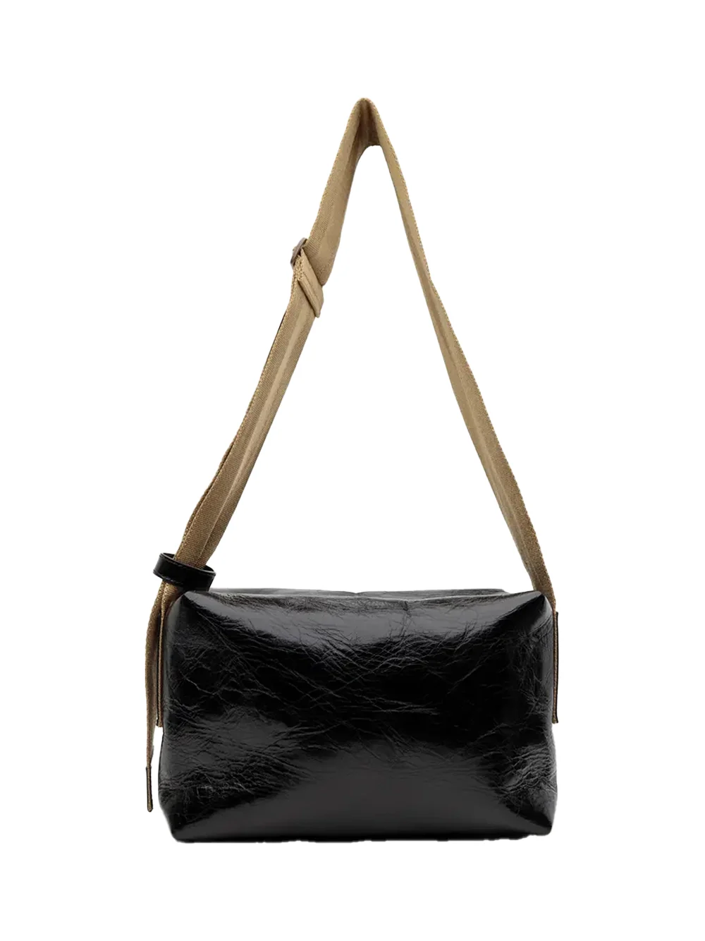 Uma Wang Medium Shoulder Bag Black / Mustard - Image 3