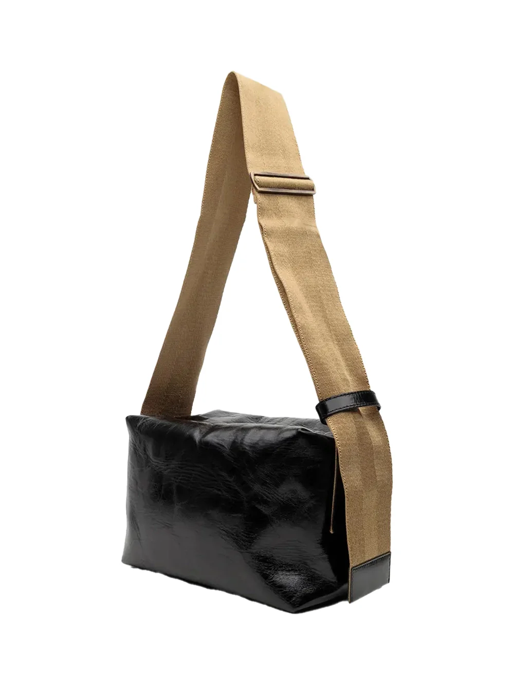 Uma Wang Medium Shoulder Bag Black / Mustard - Image 5