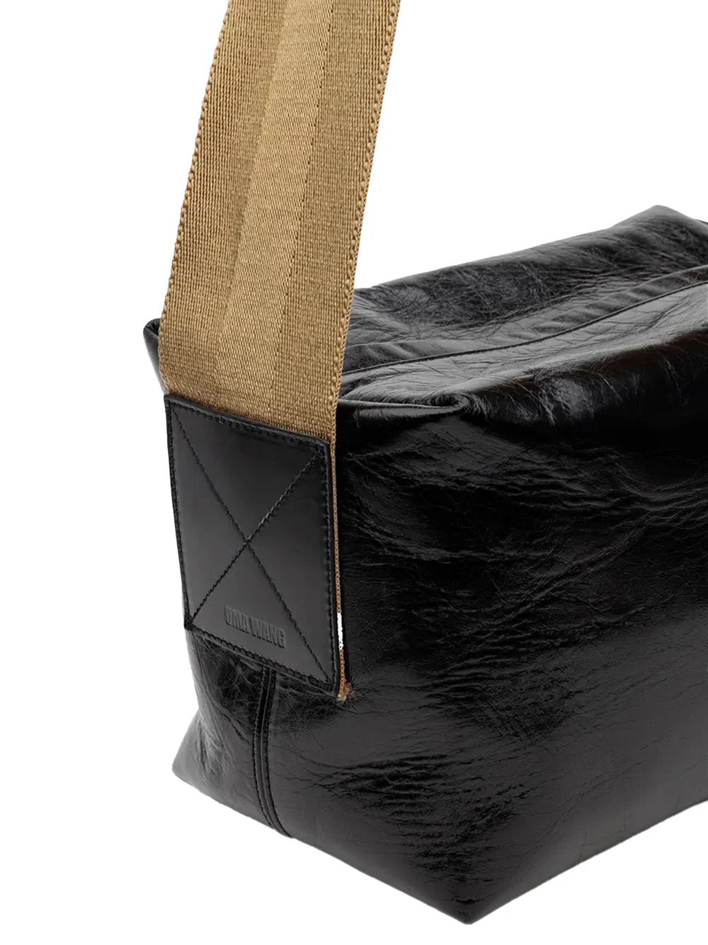 Uma Wang Medium Shoulder Bag Black / Mustard - Image 6