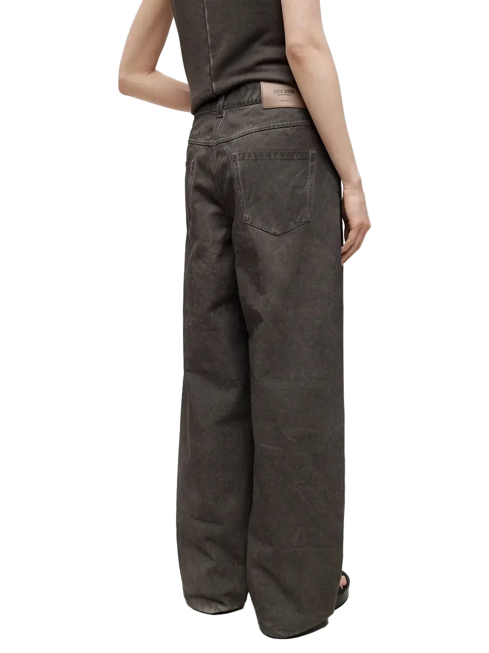 Uma Wang Phyllis Trousers Grey Brown - Image 5
