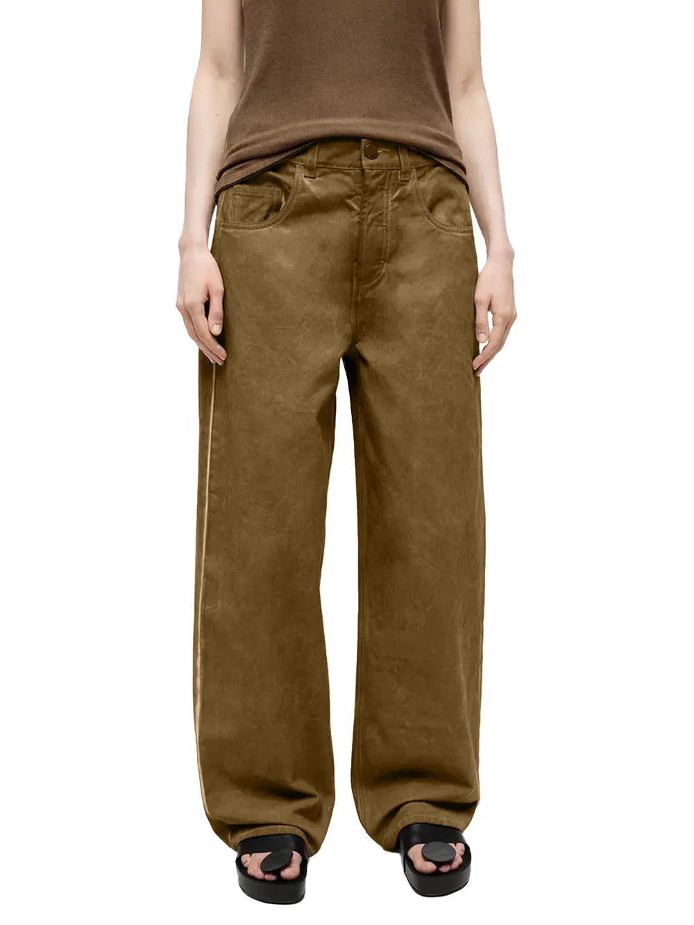 Uma Wang Phyllis Trousers Mustard - Image 3