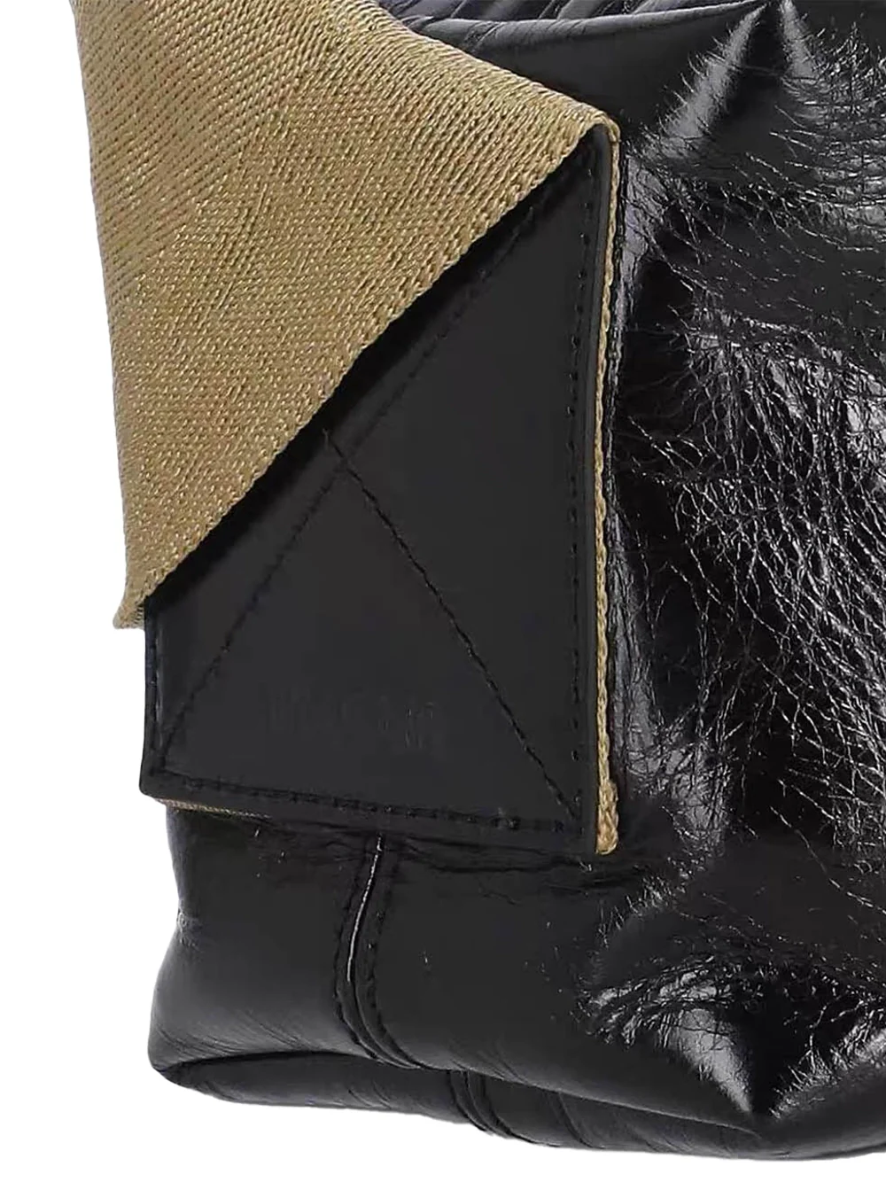 Uma Wang Shoulder Bag Black/Mustard - Image 3