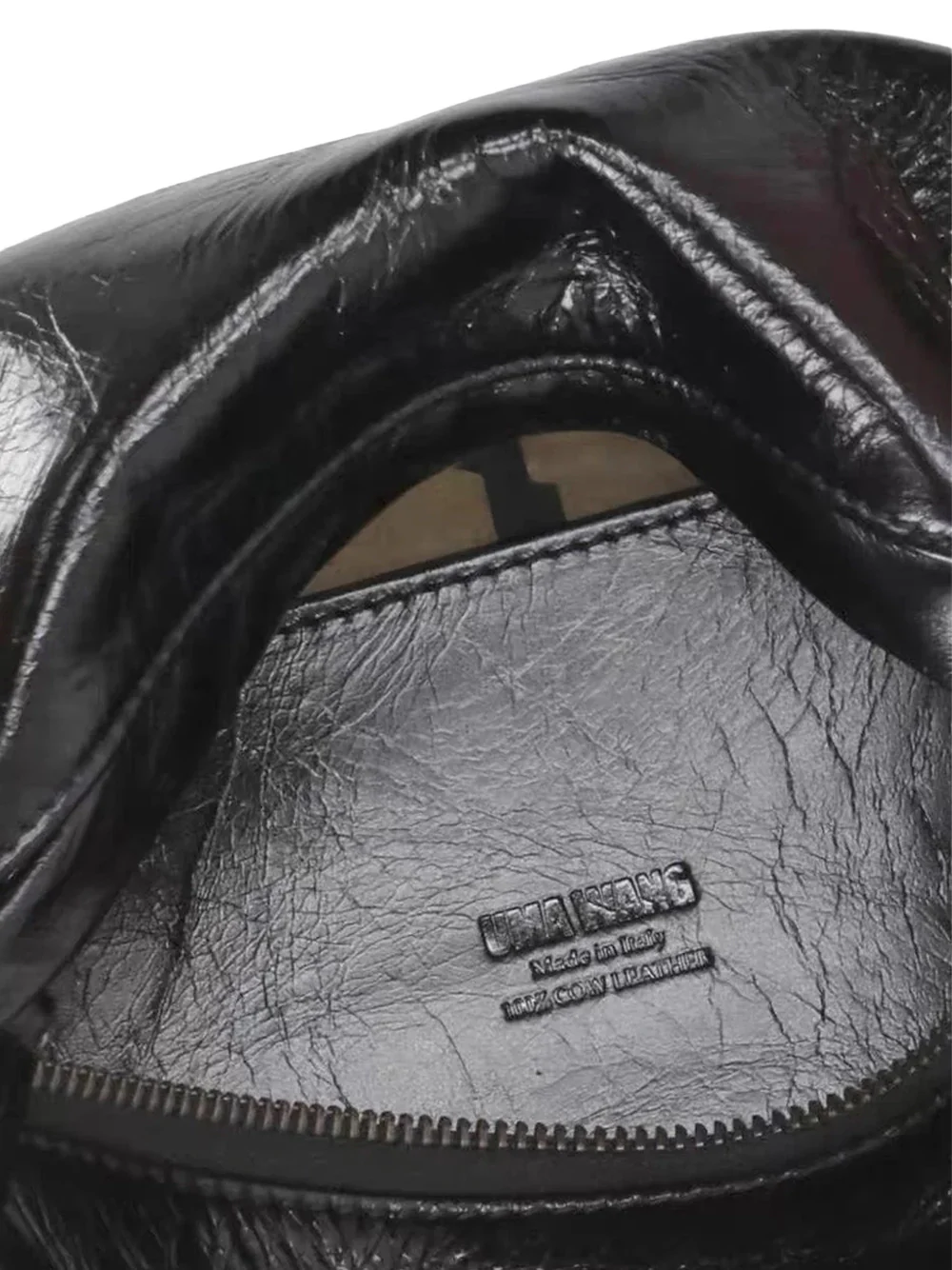 Uma Wang Shoulder Bag Black/Mustard - Image 5