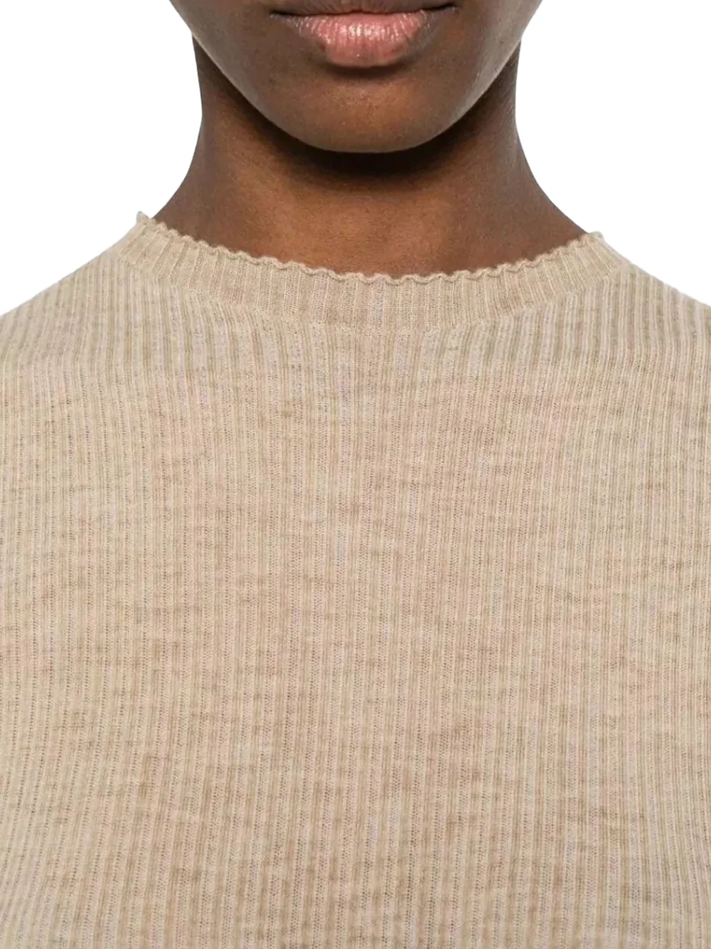 Uma Wang Sleeveless Top Tan - Image 4