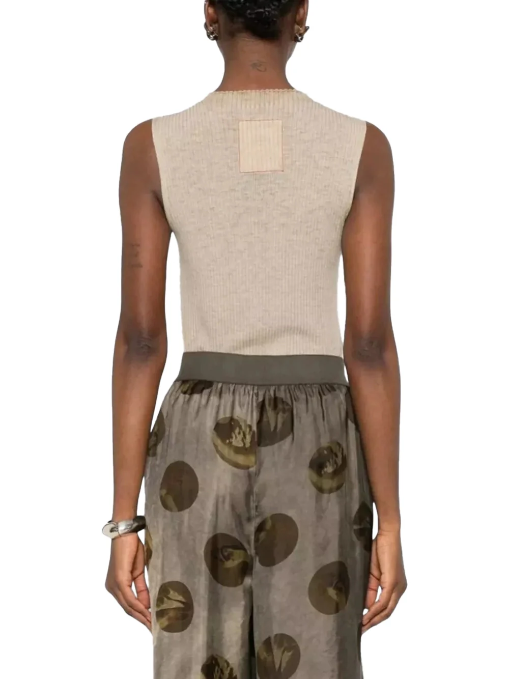 Uma Wang Sleeveless Top Tan - Image 5