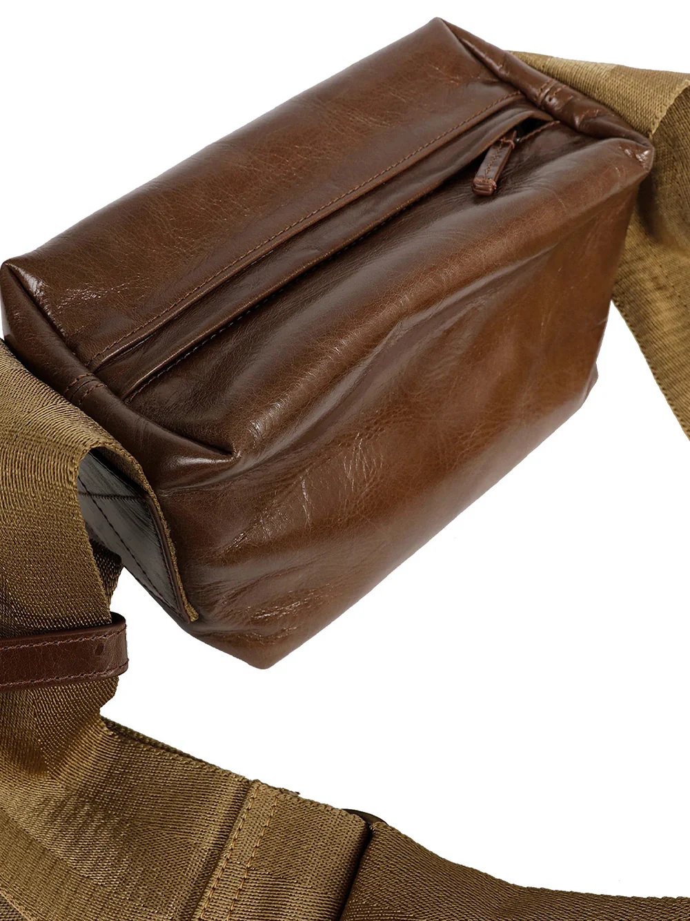 Uma Wang Small Shoulder Bag Dark Olive - Image 4