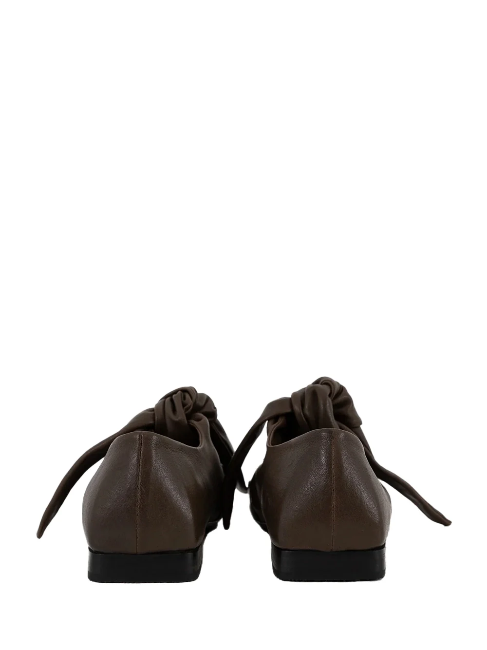 Uma Wang Square Knotted Flat Dark Olive - Image 3