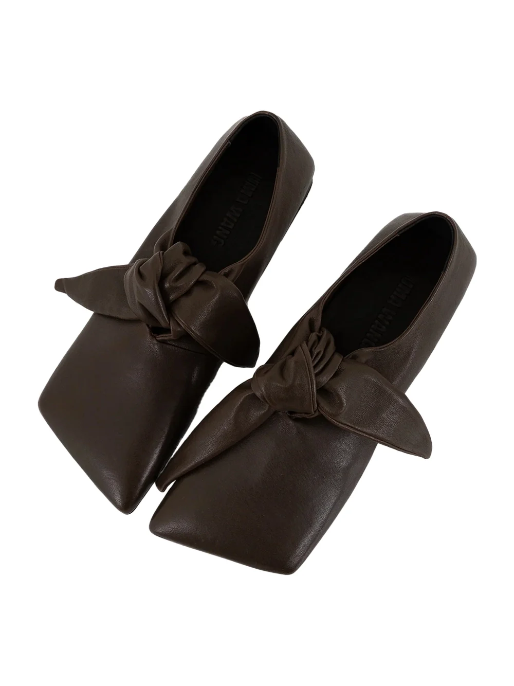 Uma Wang Square Knotted Flat Dark Olive - Image 5