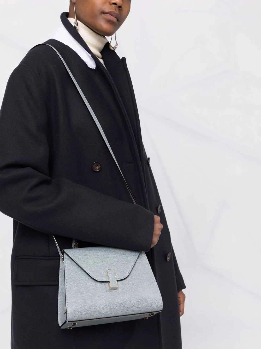 Valextra ISIDE MINI Blue - Image 3