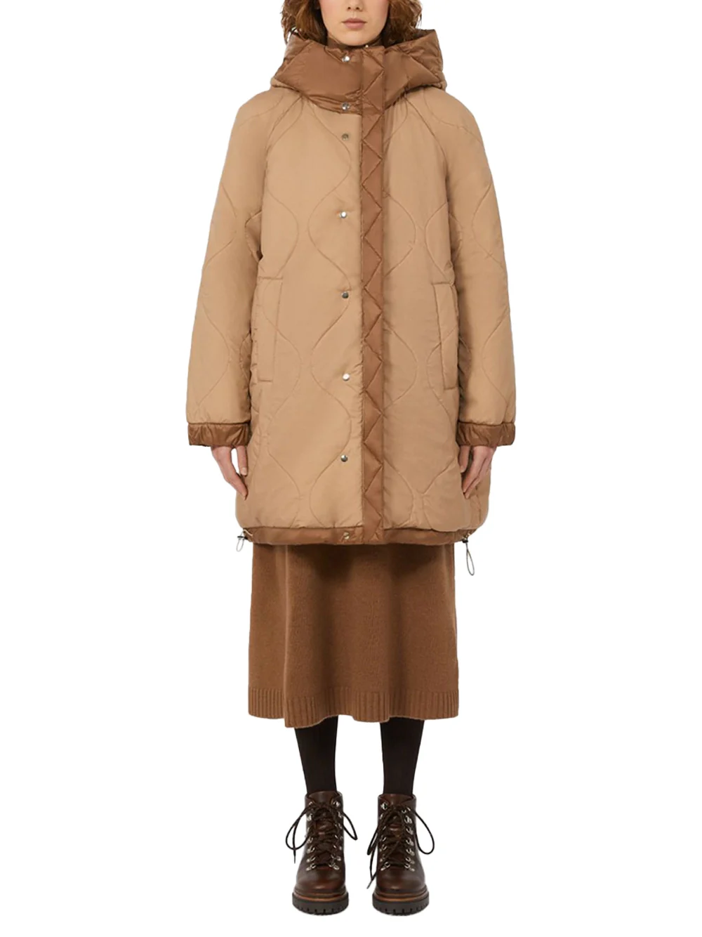 Weekend Maxmara Reversible Parka Hazelnut - Image 4