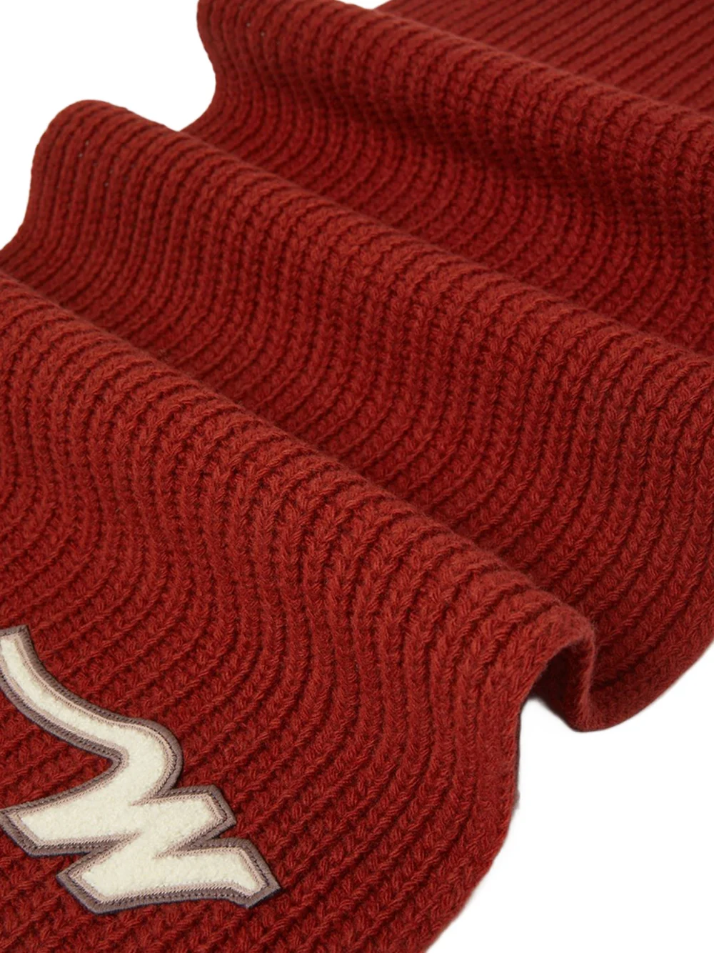 Weekend Maxmara Bardies Wool Scarf Cherry Red - Image 3