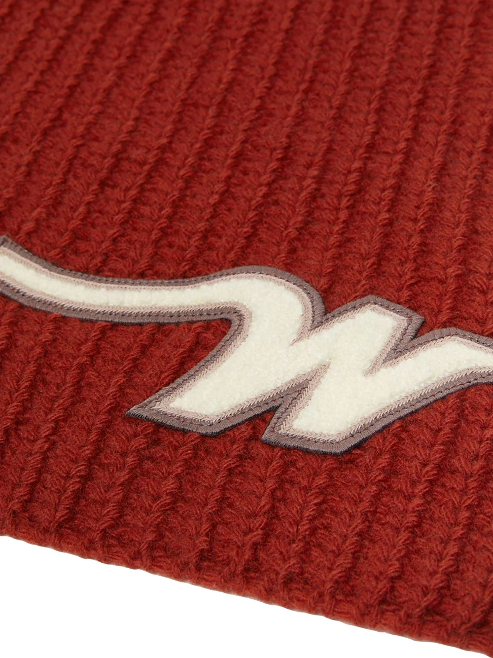 Weekend Maxmara Bardies Wool Scarf Cherry Red - Image 4