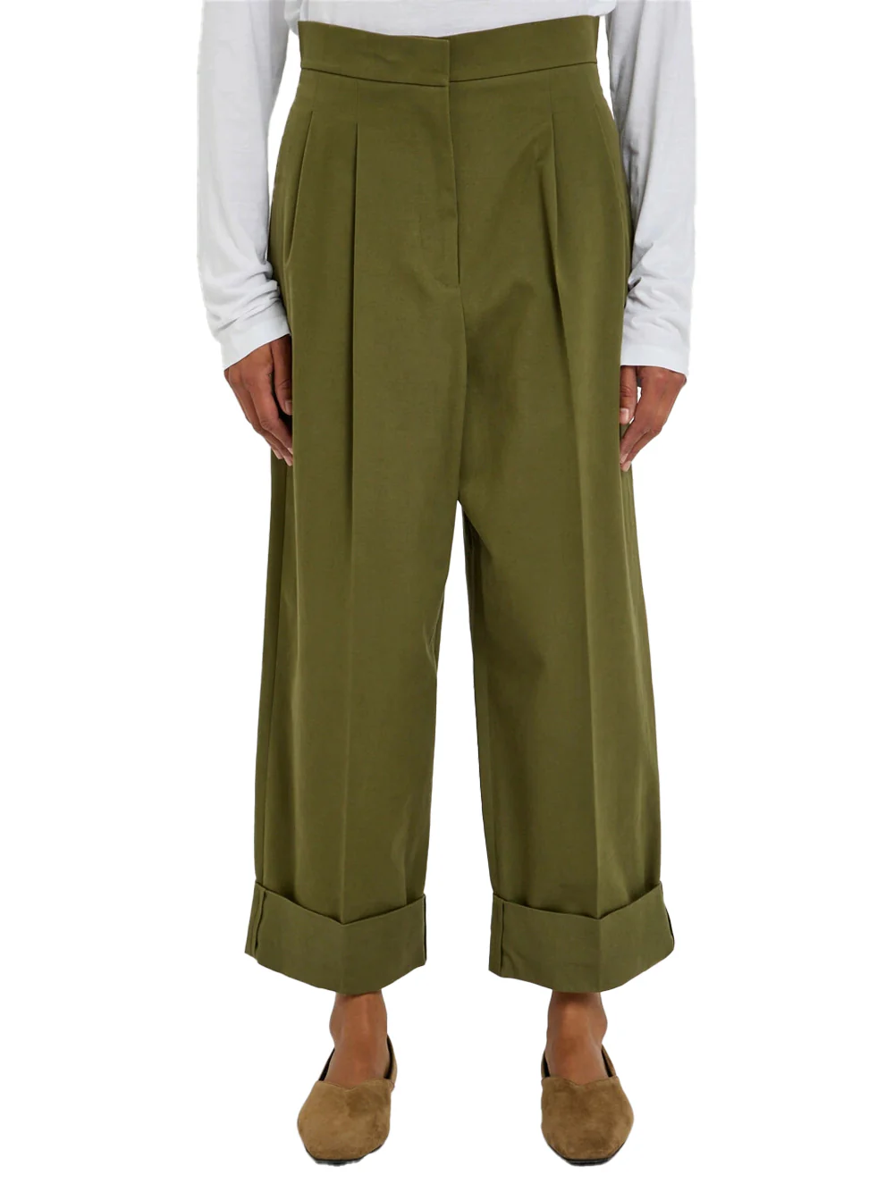 Weekend Maxmara bronzo trouser Green - Image 3