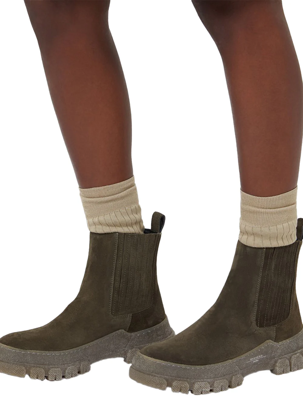 Weekend Maxmara genepi boots Khaki - Image 2