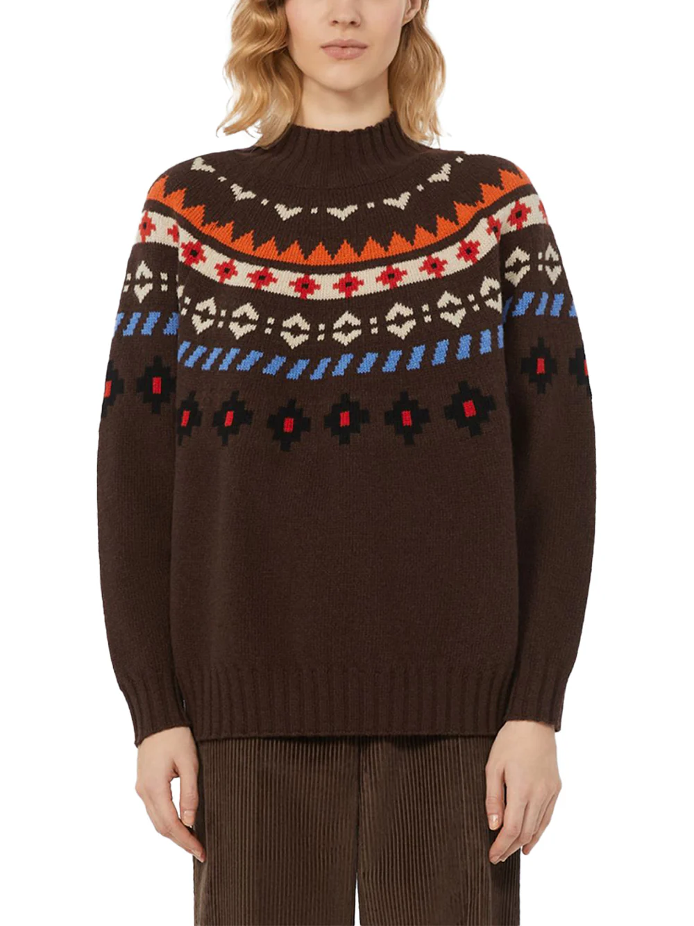 Weekend Maxmara hardy jumper Chocolate - Image 3