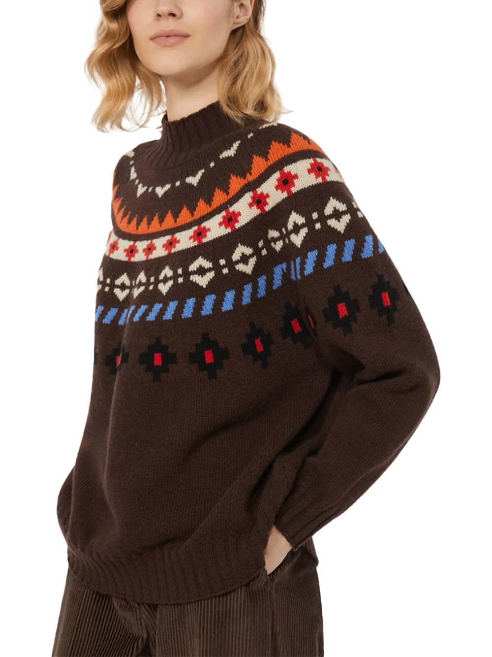 Weekend Maxmara hardy jumper Chocolate - Image 4