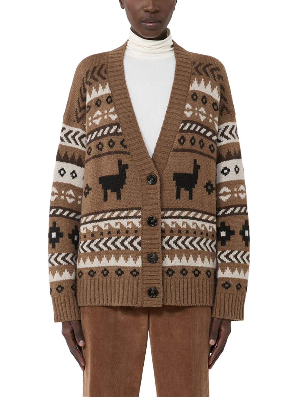Weekend Maxmara ovatta cardigan Camel - Image 4