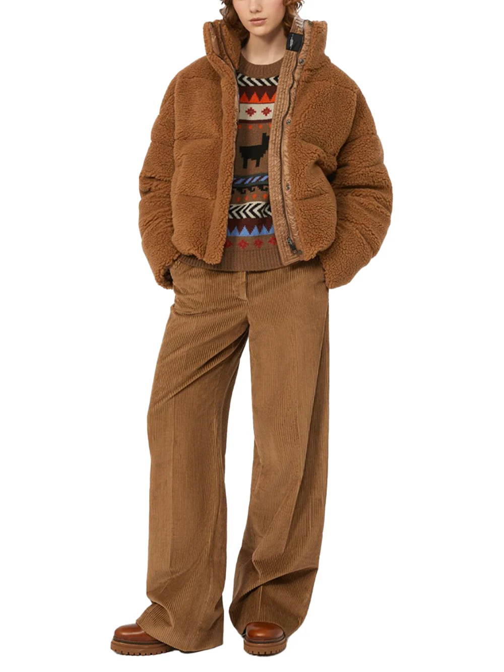 Weekend Maxmara Quirite Jumper Camel - Image 2