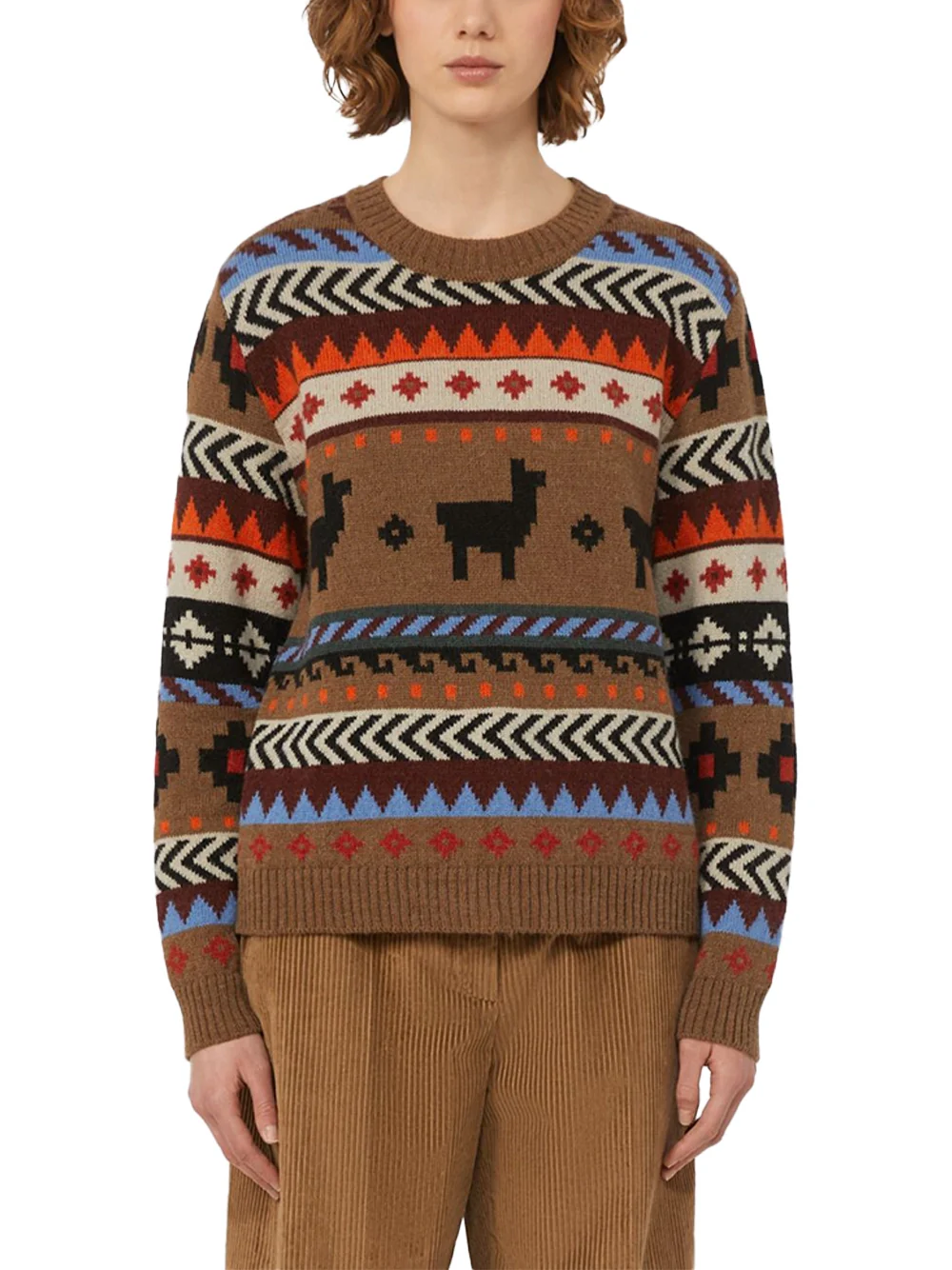 Weekend Maxmara Quirite Jumper Camel - Image 3